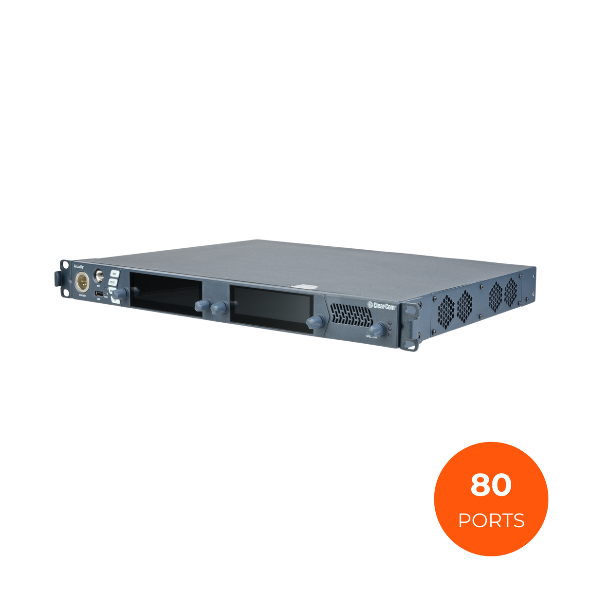 Arcadia Central Station: (80) Licensed Ports, 1RU, 4 pin XLR-M HS