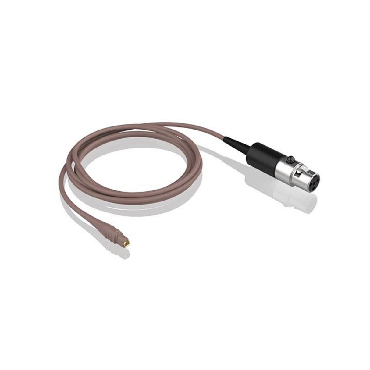 Countryman standard cable only; for H7 headset microphone wired for Shure (Switchcraft TA4F), cocoa