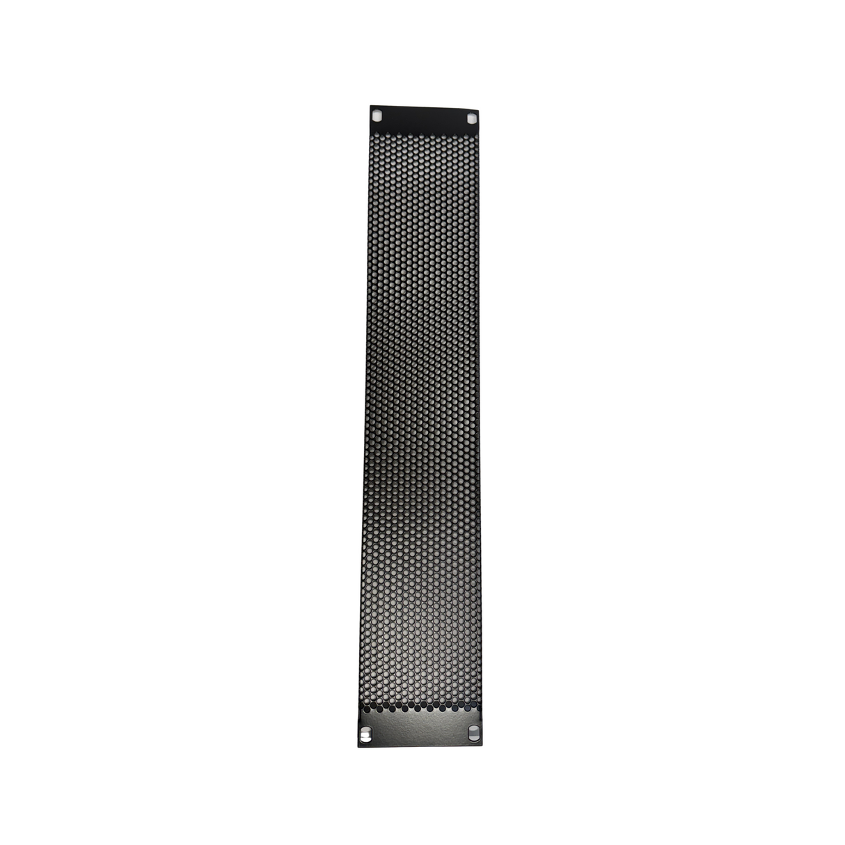 K&M 49472 steel ventilation panel, 2U, black