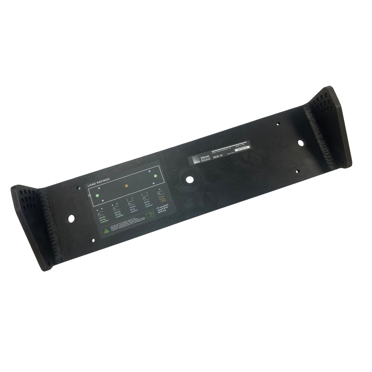 Meyer Sound U-bracket - Used to floor or ceiling-mount M1D units (not recommended for mounting more