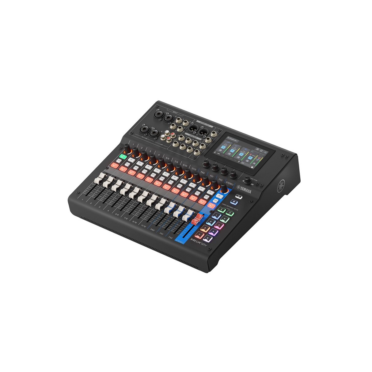 Yamaha MGX12V B 18-Channel Digital Mixing Console with Video Interface, black