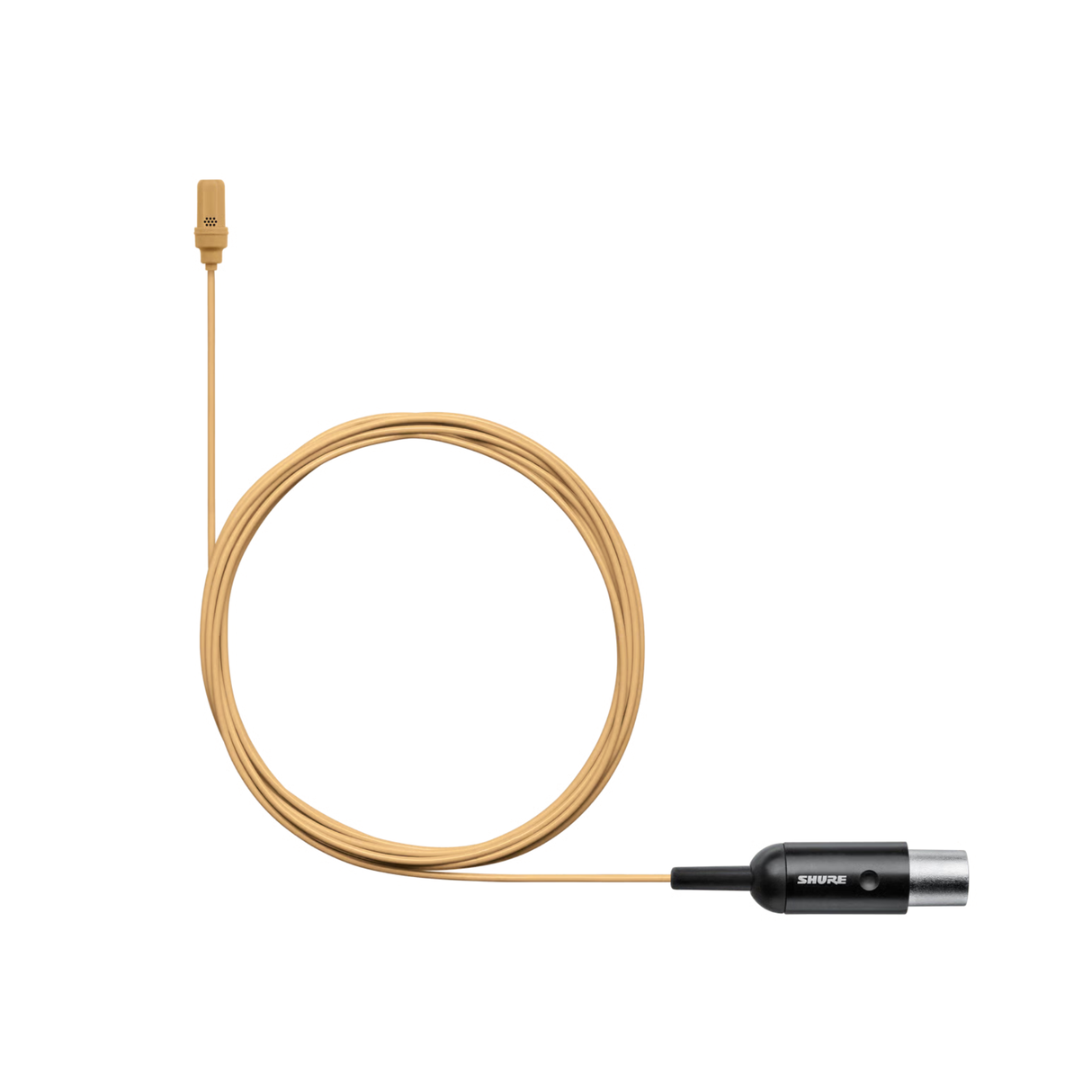 Shure UL4 UniPlex Cardioid Lavalier Microphone, MTQG, tan