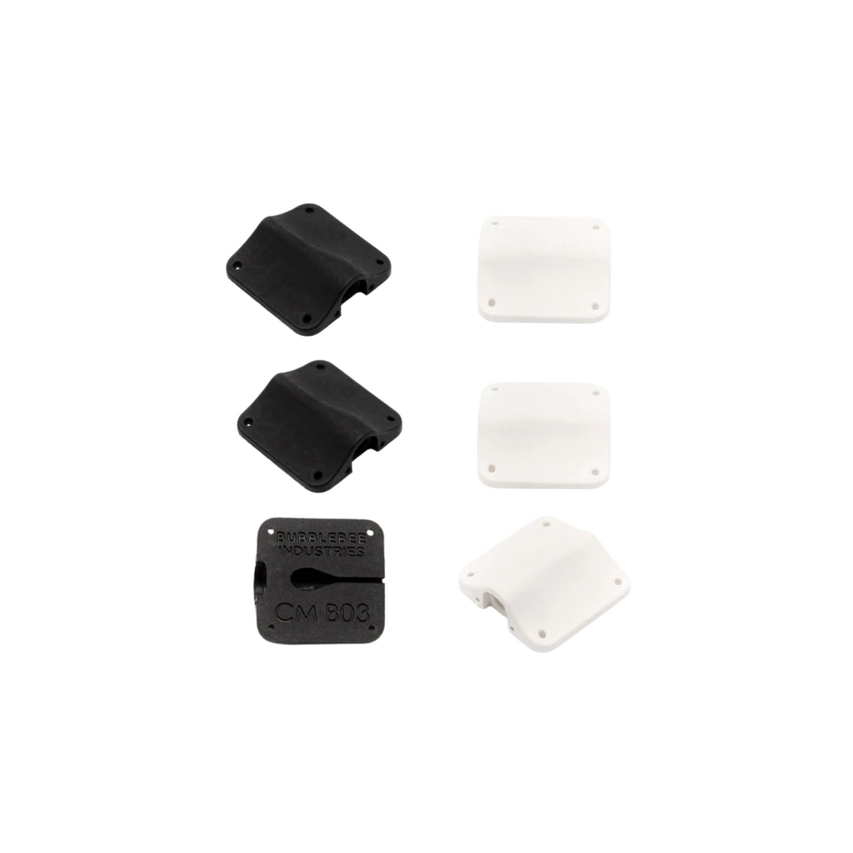 Bubblebee Industries The Lav Concealer for Countryman B3, six pack, three white and three black