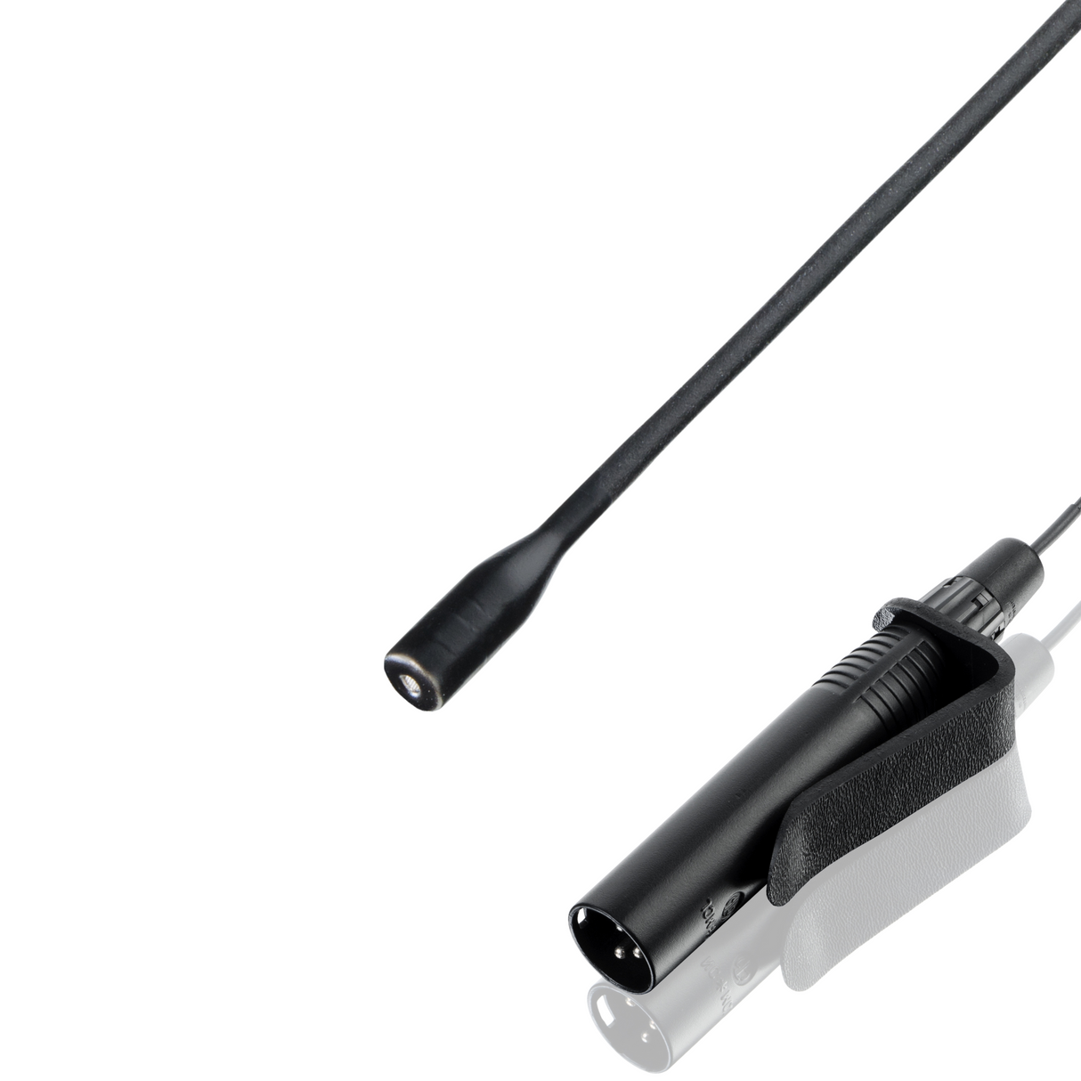 Countryman B6 (miniature round) microphone, phantom powered to XLR, standard gain, black