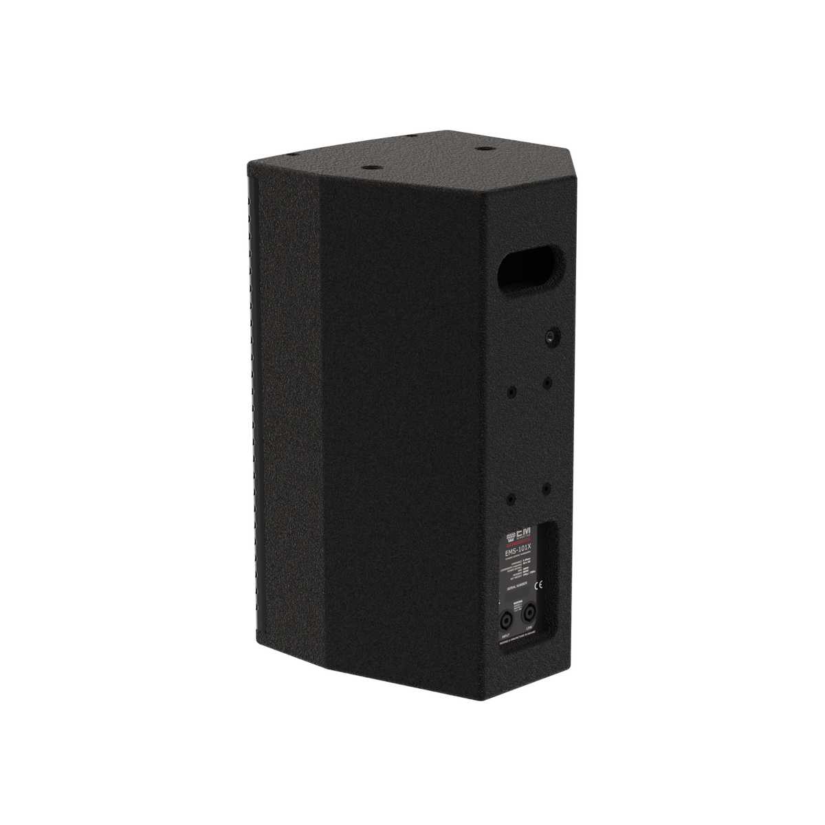 EM Acoustics EMS-101X Compact two-way passive reflex-loaded loudspeaker, black
